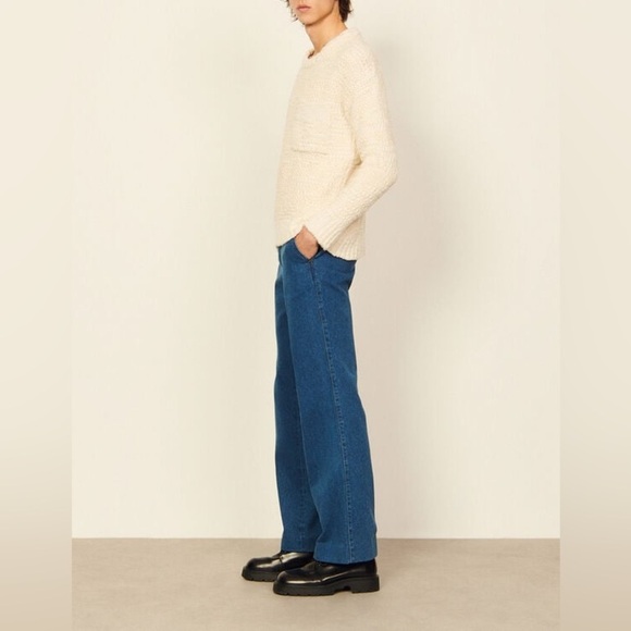 Sandro - Oversize Cotton/Wool Sweater PTP 24” (520usd) - Picture 4 of 12